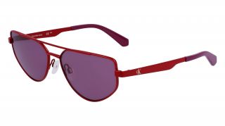 Óculos de sol Calvin Klein Jeans CKJ23220S Vermelho Aviador - 1