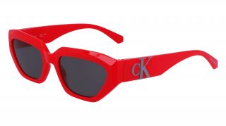 Óculos de sol Calvin Klein Jeans CKJ23652S Vermelho Retangular - 1