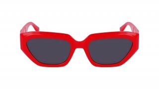 Óculos de sol Calvin Klein Jeans CKJ23652S Vermelho Retangular - 2