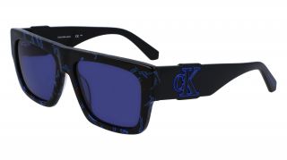 Óculos de sol Calvin Klein Jeans CKJ23654S Azul Retangular - 1