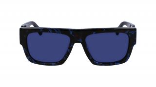 Óculos de sol Calvin Klein Jeans CKJ23654S Azul Retangular - 2