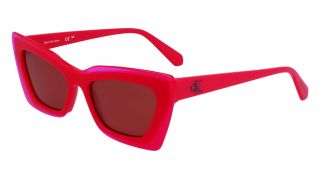 Óculos de sol Calvin Klein Jeans CKJ23656S Rosa/Vermelho-Púrpura Borboleta - 1