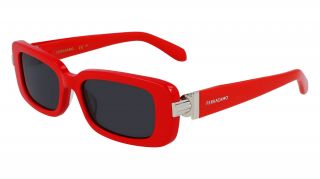 Óculos de sol SALVATORE FERRAGAMO SF1105S Vermelho Retangular - 1