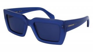 Óculos de sol SALVATORE FERRAGAMO SF1108S Azul Retangular - 1