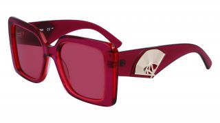 Óculos de sol Karl Lagerfeld KL6126S Rosa/Vermelho-Púrpura Retangular - 1