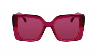 Óculos de sol Karl Lagerfeld KL6126S Rosa/Vermelho-Púrpura Retangular - 2
