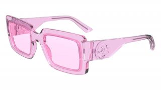Óculos de sol Longchamp LO743S Rosa/Vermelho-Púrpura Retangular - 1