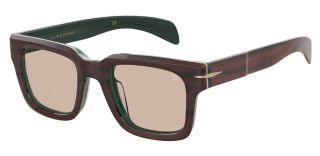 Óculos de sol David Beckham DB 7100/S/LE Verde Quadrada