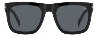 Óculos de sol David Beckham DB 7000/S FLAT Preto Quadrada - 2