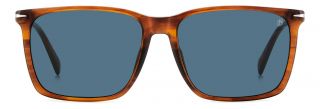 Óculos de sol David Beckham DB 1145/G/S Castanho Retangular - 2