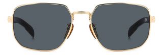 Óculos de sol David Beckham DB 7121/G/S Preto Retangular - 2