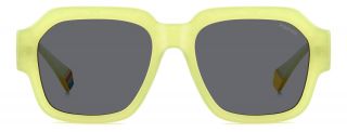 Óculos de sol Polaroid PLD 6212/S/X Amarelo Quadrada - 2