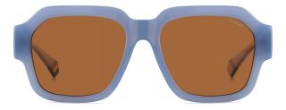 Óculos de sol Polaroid PLD 6212/S/X Azul Quadrada - 2