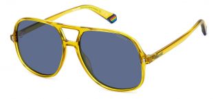 Óculos de sol Polaroid PLD 6217/S Amarelo Quadrada - 1