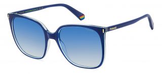 Óculos de sol Polaroid PLD 6218/S Azul Quadrada - 1