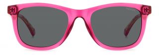 Óculos de sol Polaroid Kids PLD 8060/S Rosa/Vermelho-Púrpura Quadrada - 2