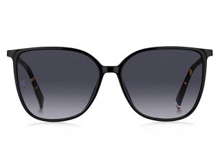 Óculos de sol Tommy Hilfiger TH 2095/S Preto Borboleta - 2