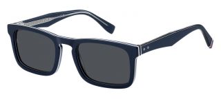 Óculos de sol Tommy Hilfiger TH 2068/S Azul Retangular - 1