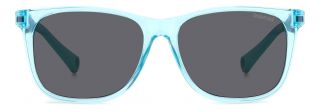 Óculos de sol Polaroid Kids PLD 8058/S Azul Retangular - 2