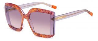 Óculos de sol Missoni MIS 0186/S Rosa/Vermelho-Púrpura Quadrada - 1