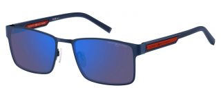 Óculos de sol Tommy Hilfiger TH 2087/S Azul Retangular - 1