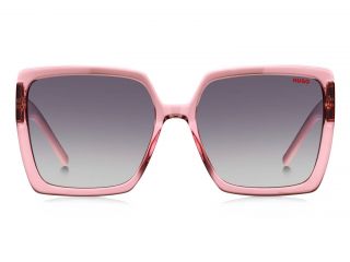 Óculos de sol Hugo HG 1285/S Rosa/Vermelho-Púrpura Quadrada - 2