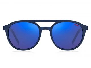 Óculos de sol Hugo HG 1305/S Azul Redonda - 2