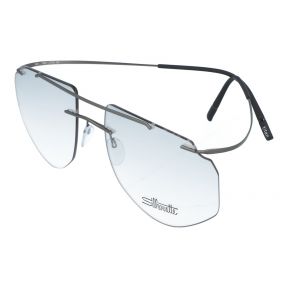 Óculos graduados Silhouette 5599-NW Cinzento Aviador - 1
