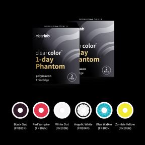 Lentes de contacto Clearcolor Clearcolor 1-Day Phantom - 1