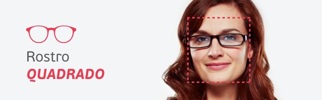 Óculos para caras quadradas Óculos para caras quadradas