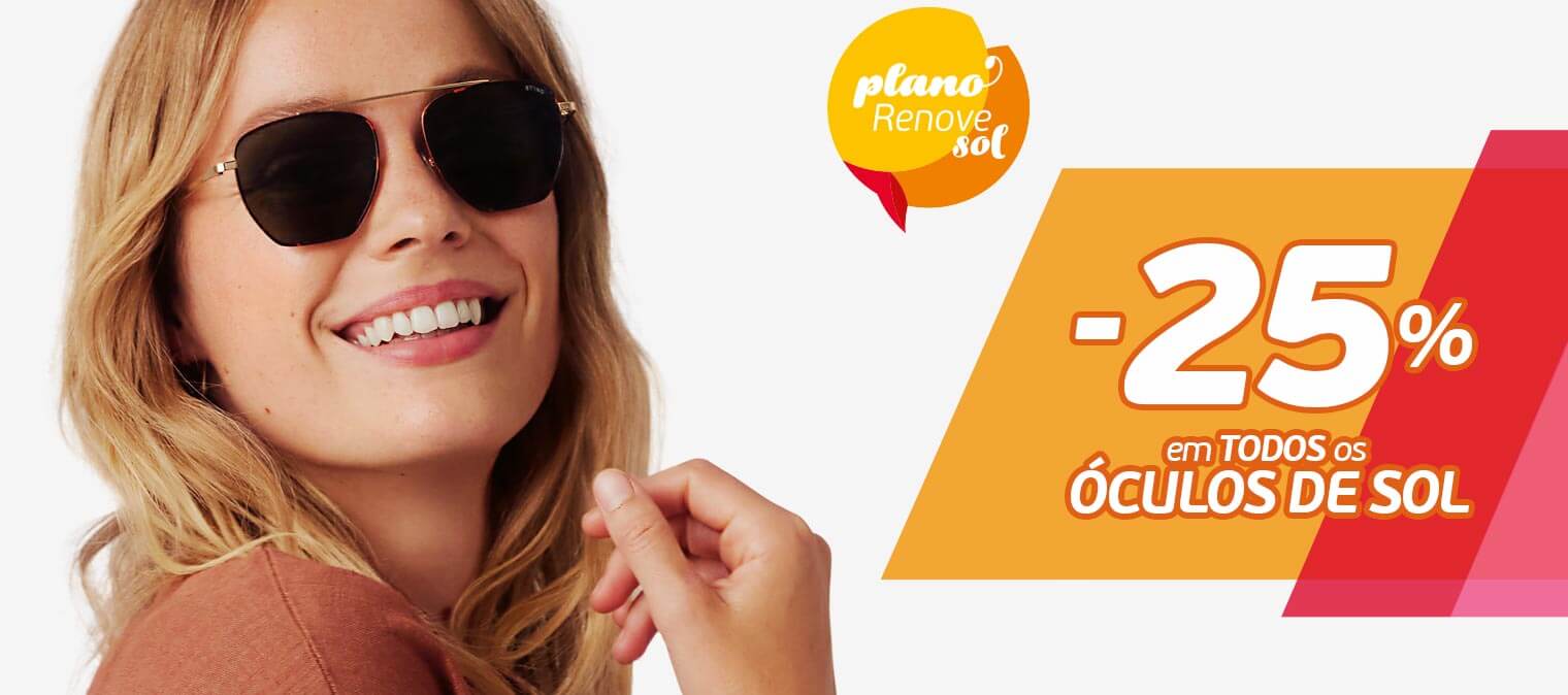 Plano renove oculos sol